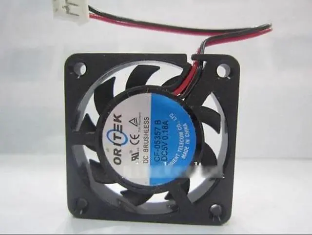 Main image of for ORITEK CF-05357 B 3507 3.5CM DC Cooling fan with 5V 0.18A 8600RPM 2.3CFM 18-dbA Ball Bearing 2 Wires