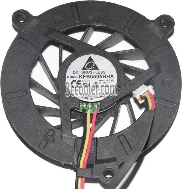 Main image of for Delta KFB0505HHA 7B56 5V 0.36A 3 Wires 3 Pins Notebook Cooler For ASUS Z99 F3 A8J Z99 A8S F8 A3