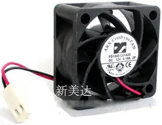Main image of for Original ARX FD1240-C2142D 4020 hydraulic bearing Cooling fan with 40*40*20MM 12V 0.16A 2 Wires 2Pins Connector