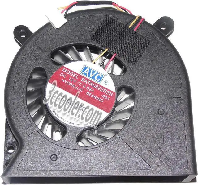 Main image of for AVC BATA0822R2H 12V 0.52A 3 Wires 3 Pins Hydraulic bearing Notebook laptop fan
