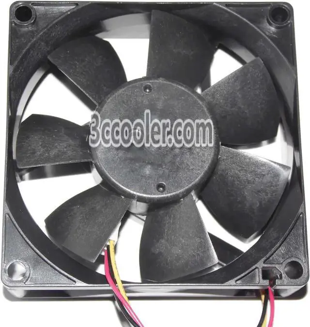 Alt view image 2 of 2 - for Original Melco 8CM 80*25mm MMF-08C24ES RM1 CA1321-H01 24V 0.16A 3 Wires 3 Pins Inverter Fan for YASKAWA PLC ABB