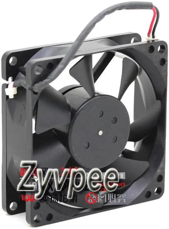 Alt view image 3 of 3 - for 10 Pcs for DC square Cooler of NIDEC 8025 D08A-12PS3 01 with 12V 0.5A 2-Wires 2 Pins case cpu fan