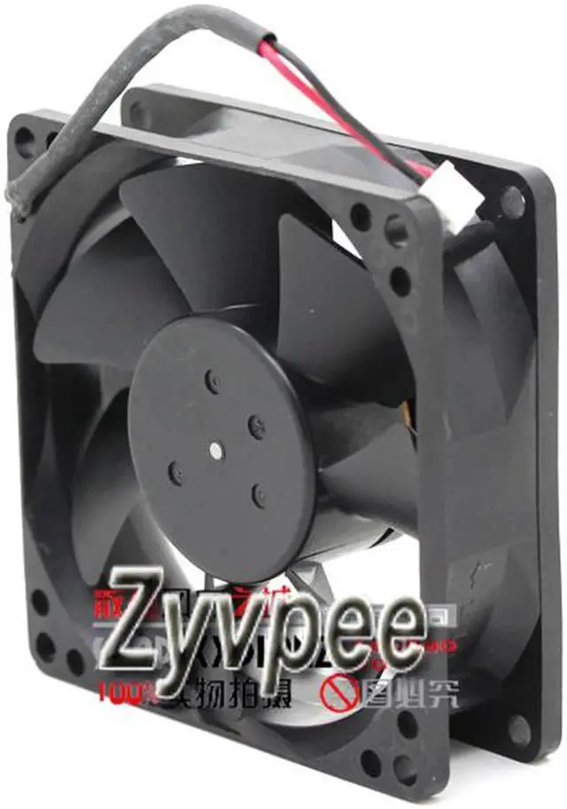 Alt view image 2 of 3 - for 10 Pcs for DC square Cooler of NIDEC 8025 D08A-12PS3 01 with 12V 0.5A 2-Wires 2 Pins case cpu fan