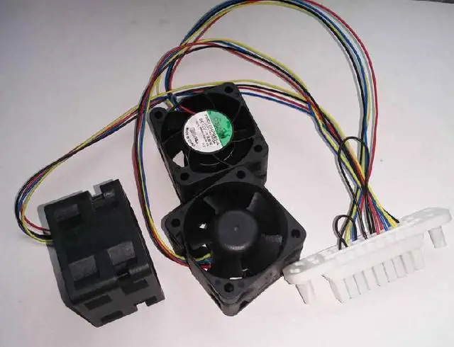 Main image of for 3Pcs/Set Square Cooler of SUNON 4028 PMD1204PQB1-A with 12V 2.6W 4-Wires B1149-2FGN White connector