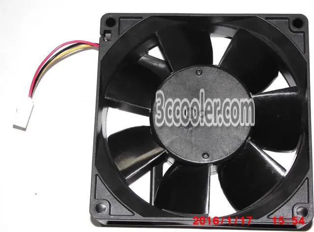 Alt view image 2 of 2 - for Original Melco 9CM 90*25mm MMF-09D24TS RM9 24V 0.19A 3 Wires 3 Pins Inverter Fan for YASKAWA PLC ABB
