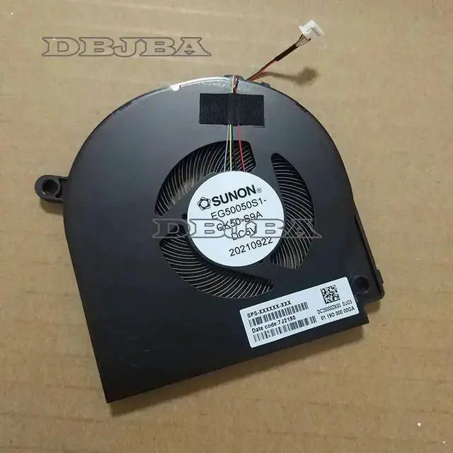 Main image of Laptop Cooling Fan Cooler For EG50050S1-CK50-S9A DC28000Z6S0 5V Fan