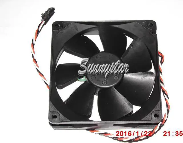 Alt view image 2 of 2 - for Square DC Cooler of NMB 9225 3610KL-04W-B66 with 12V 0.56A 3-Wires 3 Pins case fan server cpu cooler