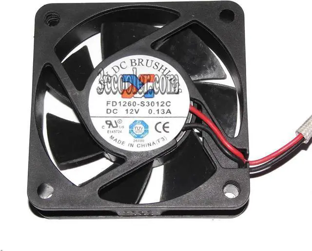 Main image of for ARX 60*15mm 6cm FD1260-S3012C DC12V 0.13A 2 wires 2 pins Case fan cpu cooler