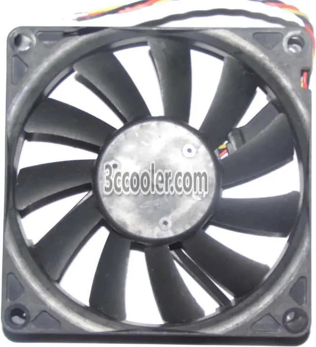Alt view image 2 of 2 - for NIDEC 8015 80*15mm D08R-12TL 12B 12V 0.08A 3Wires Case Fan 8CM cpu Cooler