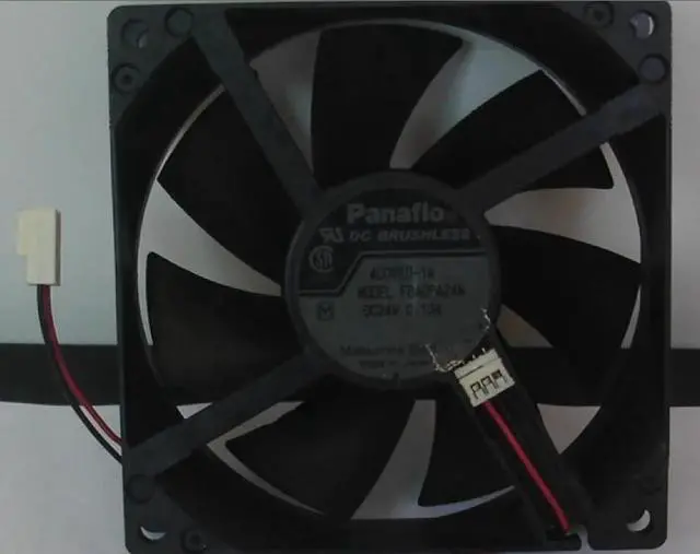 Main image of for Square Cooler of Panaflo 9225 FBA09A24M with 24V 0.13A 2-Wires 2 Pins inverter cooler
