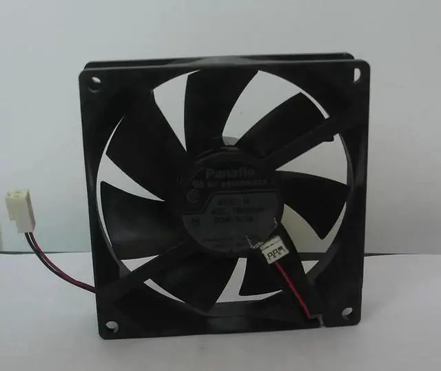 Alt view image 2 of 2 - for Square Cooler of Panaflo 9225 FBA09A24M with 24V 0.13A 2-Wires 2 Pins inverter cooler