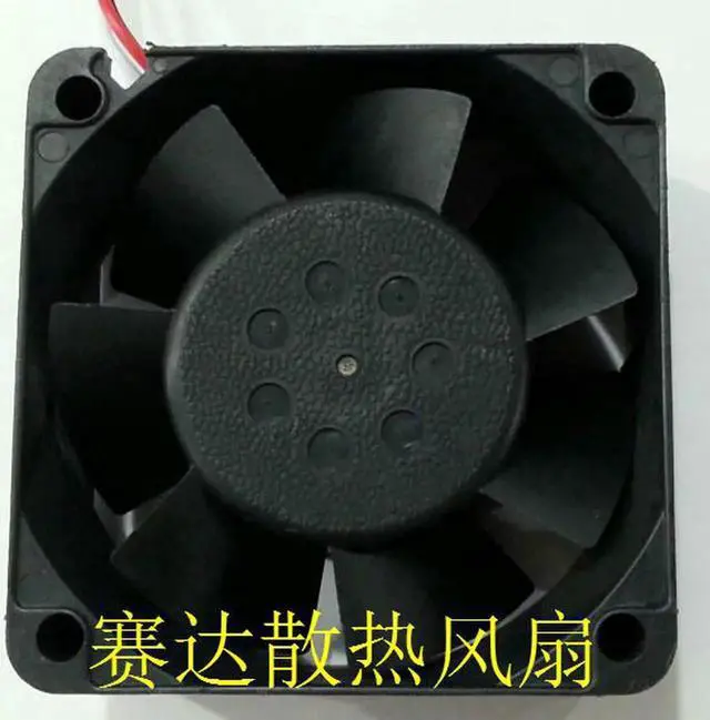 Alt view image 3 of 4 - for DC square Cooler of NMB 60*25mm 2410NL-04W-B59 with 24V 0.13A 3-Wires 3 Pins case fan for inverter converter