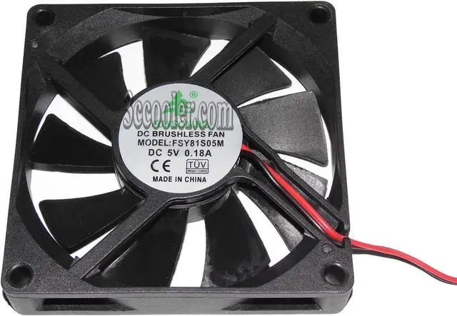 Alt view image 2 of 2 - for FONSONING FSY81S05M Dc square Cooler with 5V 0.18A 2 Wires 2Pins