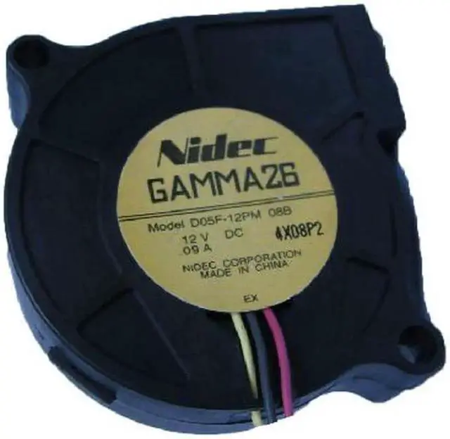 Main image of for Blower Cooling Fan of NIDEC 5015 D05F-12PM with 12V 0.09A 3-Wires