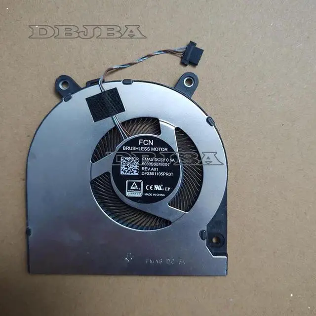 Main image of Laptop Cooling Fan For FCN DFS501105PR0T FMAS 5V 0.5A 6033B0079301 CPU FAN