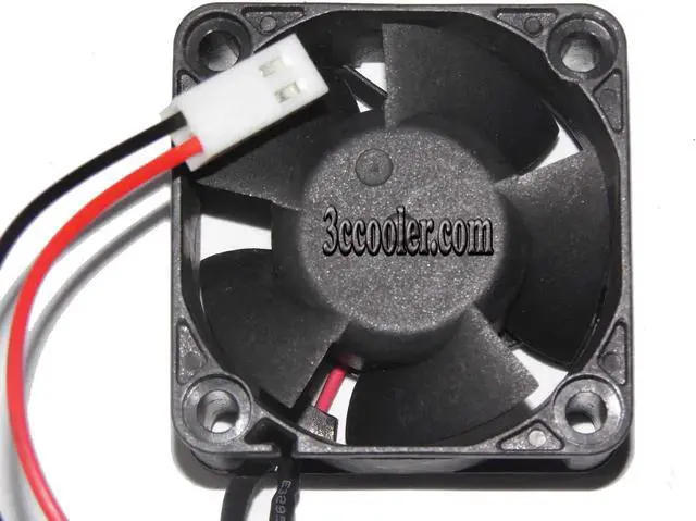 Alt view image 2 of 2 - for Jamicon 4CM 40*20mm KF0420S5H-R 5V 1.3W 2 Wires 2 Pins Case Fan notebook laptop cooler