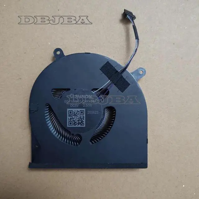 Main image of Laptop CPU Cooling fan For EG75070S1-C580-S9A 5V 2.50W 4PIN TEHR7GR5M6-1422 GR5MP6A