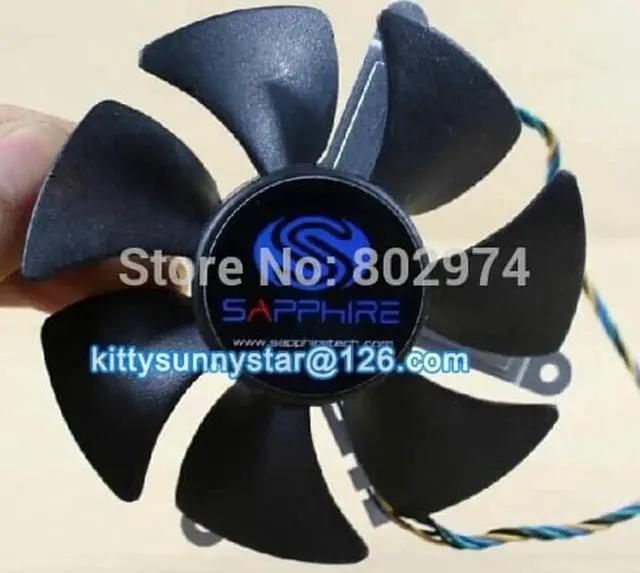 Alt view image 2 of 2 - for ADDA AD0912UB-U7BGL 12V 0.45A 4Wire for Sapphire 5870 4870 Video Fan