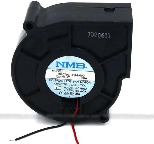 Main image of for NMB 7530 BG0703-B044-000 Centrifugal blower with 12V 0.38A 2 Wires