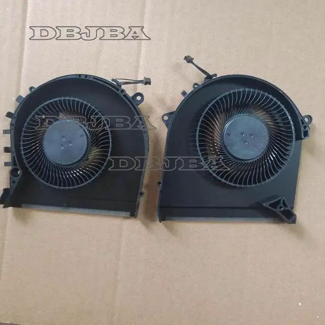 Alt view image 2 of 2 - CPU GPU cooling fan For HP OMEN 17-CB TPN-C144 FAN R+L