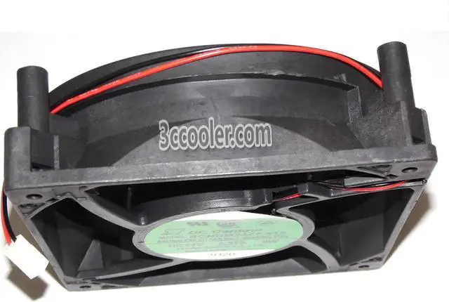 Alt view image 2 of 3 - for Servo 12038 120*38mm SCNDM24Z7-912 24V 0.37A 9W 2 Wires 2 Pins Case fan 12CM inverter server power cooler