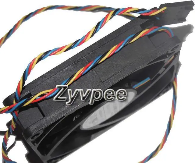 Alt view image 2 of 3 - Foxconn 80*20mm PVA080F12H -P02-AE 12V 0.36A 45CFM 9DVNN 4Wire 4 Pins 8cm case fan, Server Fan