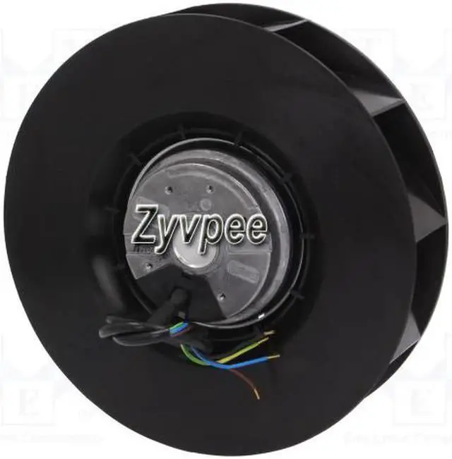 Main image of ebmpapst R2D220-AB02-10 220mm 400Vac 50/60Hz 0.18/0.2A IP44 Class B 4 wires Black ac centrifugal fan