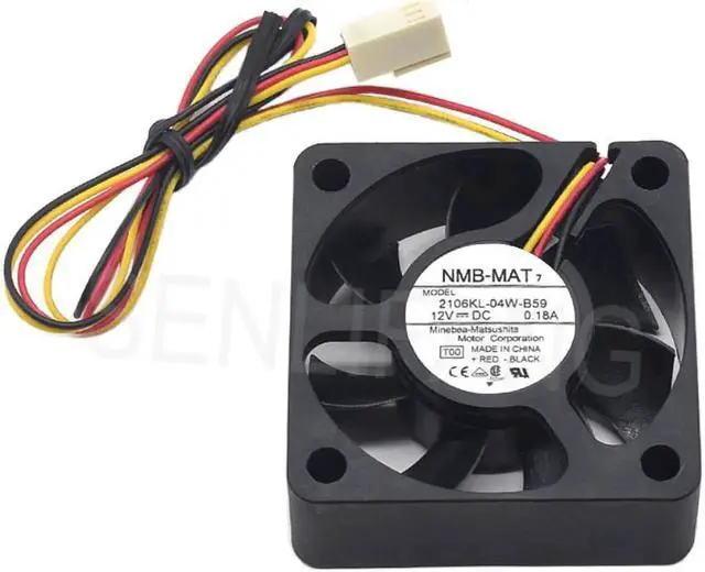 Alt view image 2 of 2 - Para NMB-MAT 2106KL-04W-B59 L00 DC 12V 0.18A 50x50x15mm ventilador de refrigeración de servidor