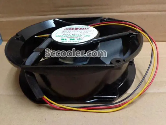 Alt view image 2 of 3 - 172MM MA1751X48B2 FSR CHA17248EB-RD 48V 0.73A 3 Wires 17CM DC power Cooling