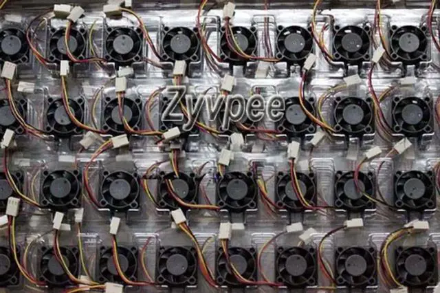 Alt view image 3 of 3 - 30mm PLA03010S12M 12V 0.07A 3 Wires 3CM tiny Cooling Fan 30x30x10mm