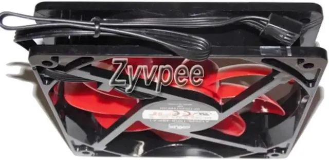 Alt view image 2 of 3 - 120mm A12025-19RB-4BP-F1 DF1202512RFHN 12V 0.32A 4 Wires 12CM Cooling Fan 120x25mm