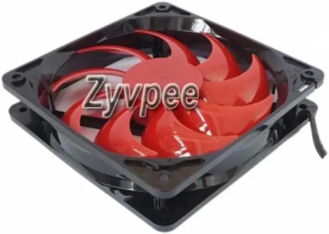 Alt view image 3 of 3 - 120mm A12025-19RB-4BP-F1 DF1202512RFHN 12V 0.32A 4 Wires 12CM Cooling Fan 120x25mm