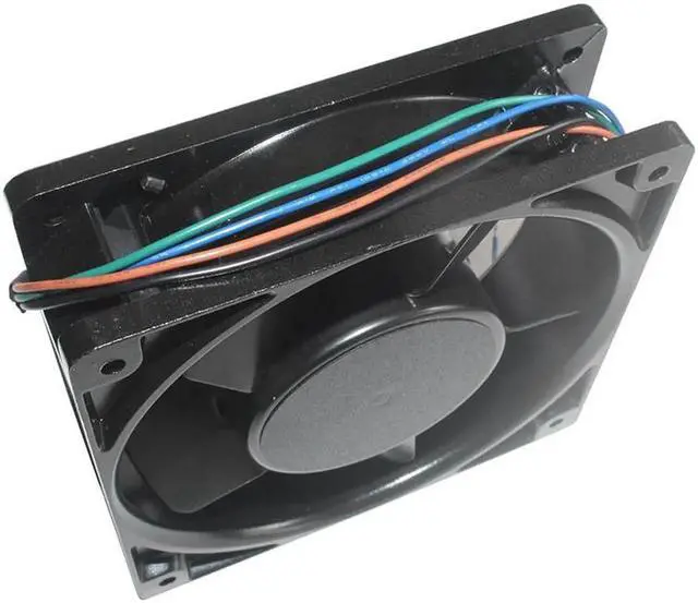 Alt view image 2 of 3 - 120mm 4E-DVB 115/230Vac 4 Wires Class B AC Axial Cooling Fan 120x38mm
