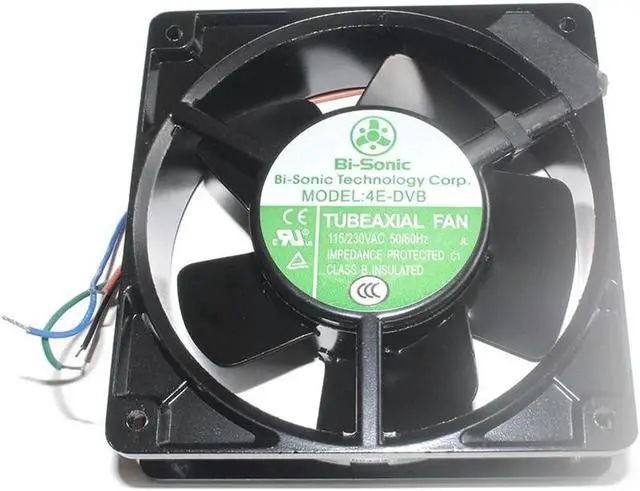 Main image of 120mm 4E-DVB 115/230Vac 4 Wires Class B AC Axial Cooling Fan 120x38mm