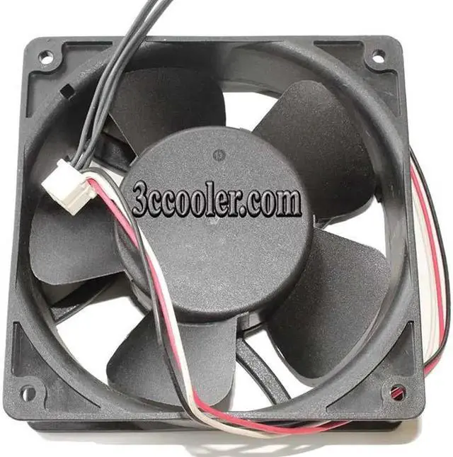 Alt view image 3 of 3 - 120MM 12038 ADDA AD1212LB-F52 12V 0.24A 3 Wires 12CM Server Cooling Fan