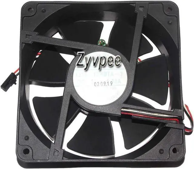 Main image of 120mm 1238-12HBTA-3 12V 1.5A 3 Wires 12CM Cooling Fan for PE700 6R157 120x38mm