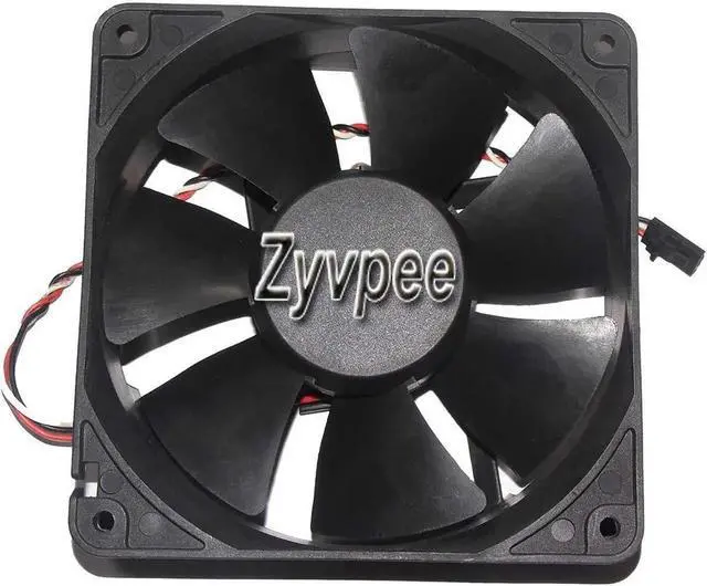 Alt view image 2 of 3 - 120mm 1238-12HBTA-3 12V 1.5A 3 Wires 12CM Cooling Fan for PE700 6R157 120x38mm