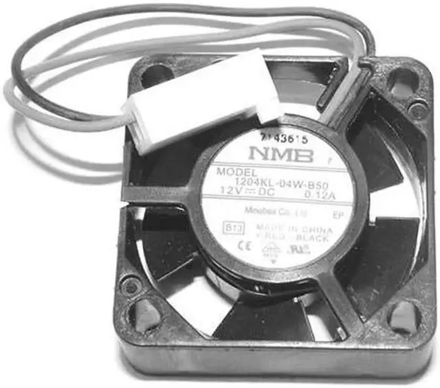 Main image of 30MM 1204kl-04w-b50 12V 0.12A 2 Wires Cooling Fan 30x10MM