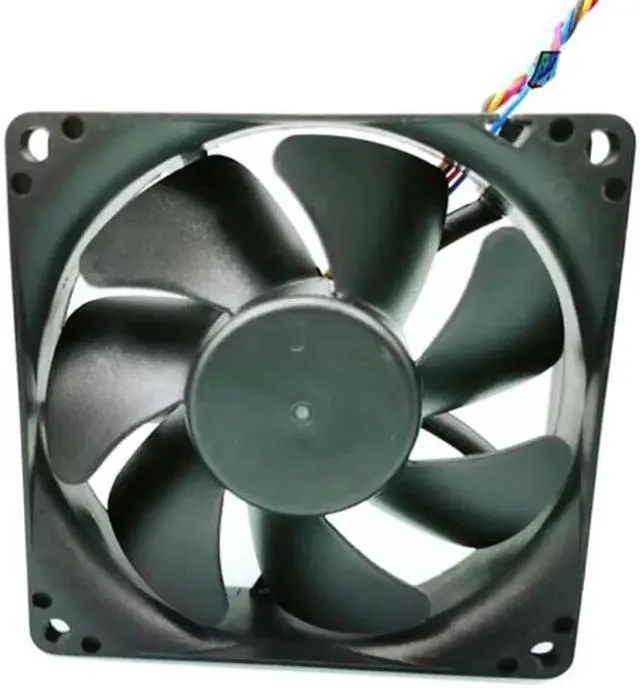 Alt view image 4 of 4 - 80MM EFH-08E12W-IP02 DC12V 0.7A 4 Wires PWM 8CM Cooling Fan 80x25mm