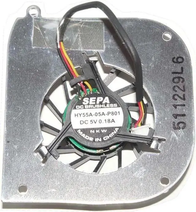 Alt view image 3 of 3 - HY55A-05A-P801 5V 0.18A 3 Wires Laptop Notebook Cooling Fan