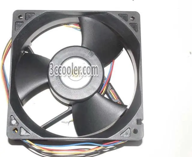 Alt view image 2 of 3 - 120mm EFB1248VHF 48V 0.33A 4Wires 12cm Device Services Cooling Fan 120x120x32mm