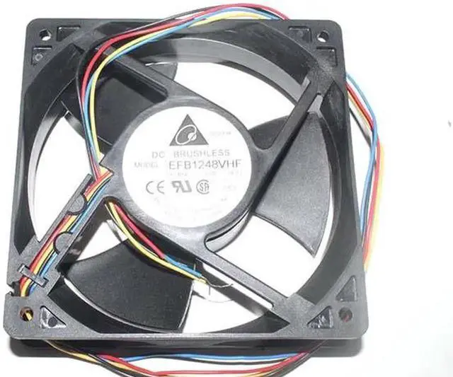 Main image of 120mm EFB1248VHF 48V 0.33A 4Wires 12cm Device Services Cooling Fan 120x120x32mm