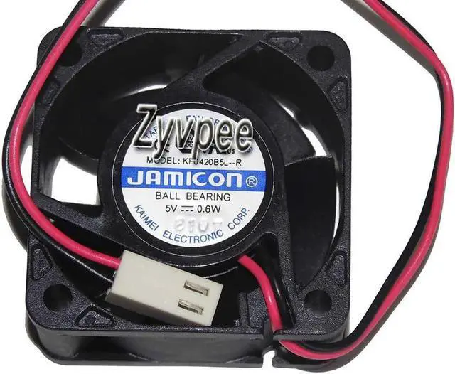 Main image of 40mm KF0420B5L KF0420S5H KF0420S5H-R 5V 0.6W 2Wire Cooling Fan 40x20mm