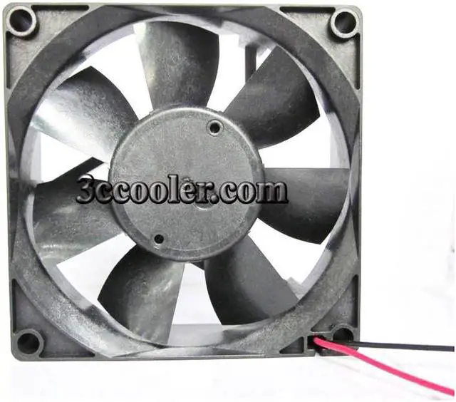 Alt view image 2 of 2 - 8025 Melco MMF-08E12DM RO0 12V 0.15A 2 Wires 8CM Inverter Cooling