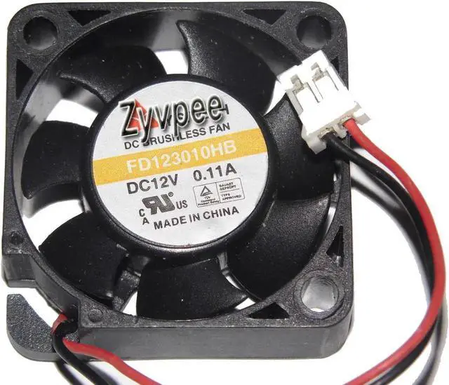 Main image of 3010 30*10mm FD123010HB 12V 0.11A 2 Wires 2 Pins mini fan 3cm case cooler for Router Switch