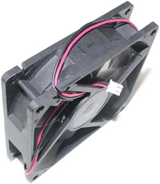 Alt view image 2 of 4 - 9CM D90SM-12 D90SL-12 12V 0.18A 2 Wires 2 Pins Case Fan 90x25mm