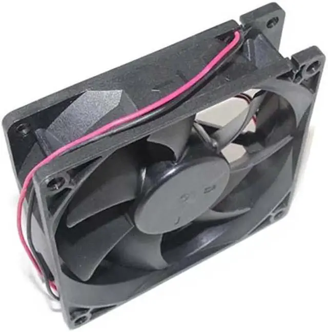 Alt view image 3 of 4 - 9CM D90SM-12 D90SL-12 12V 0.18A 2 Wires 2 Pins Case Fan 90x25mm