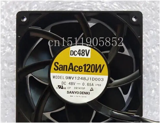 Main image of For SANYO 9WV1248J1D003 DC 48V 0.65A 120x120x38mm Server Cooling Fan