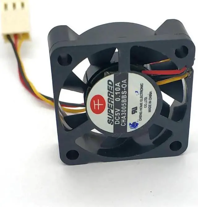 Alt view image 3 of 5 - CHA3005BBS-OA 3010 5V 0.1A COOLING FAN 30*30*10MM