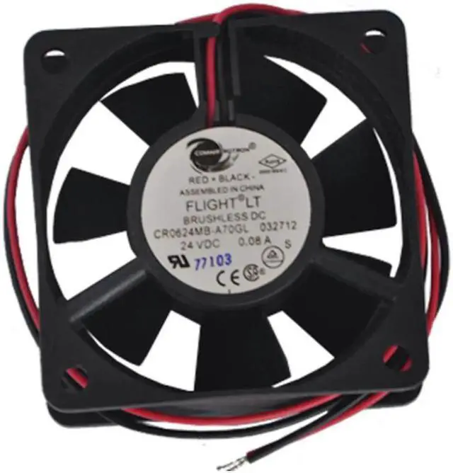 Main image of ROTRON COMROTON CR0624MB-A70GL 6025 24V Axial Flow Ball Cooling Fan